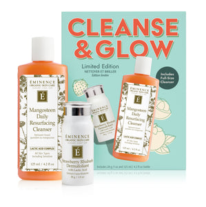 Éminence Organic Cleanse & Glow Gift Set Limited Edition